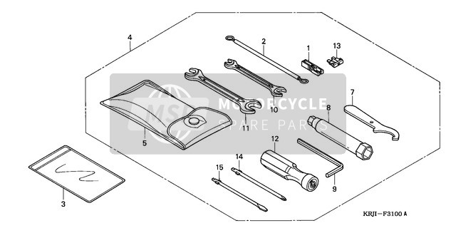 Honda FES150 2003 Tools for a 2003 Honda FES150